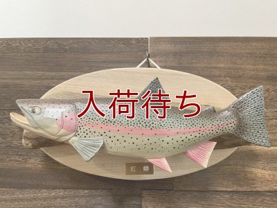 画像1: ニジマス壁掛け　大