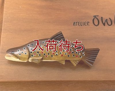 画像1: ブラウントラウト　ブローチ SP