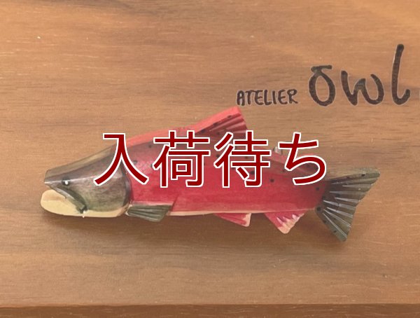 画像1: ヒメマス　ブローチ SP