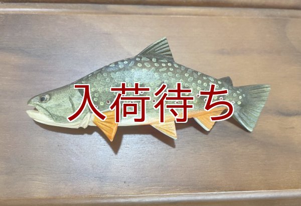 画像1: ブルックトラウト　ブローチ　大