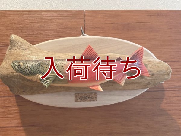 画像5: イトウ(婚姻色)壁掛け　小